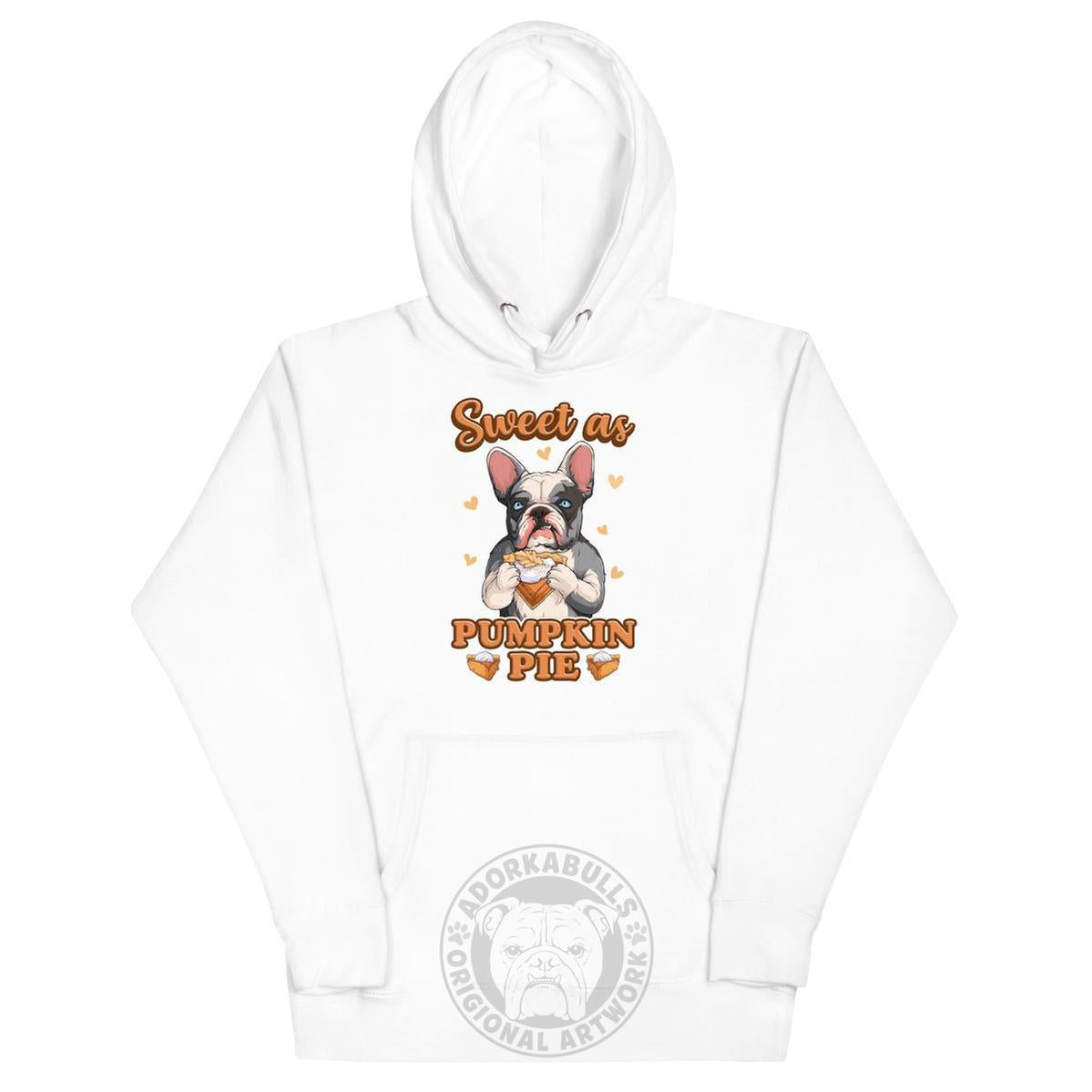 "Sweet as Pumpkin Pie" French Bulldog Hoodie Unisex