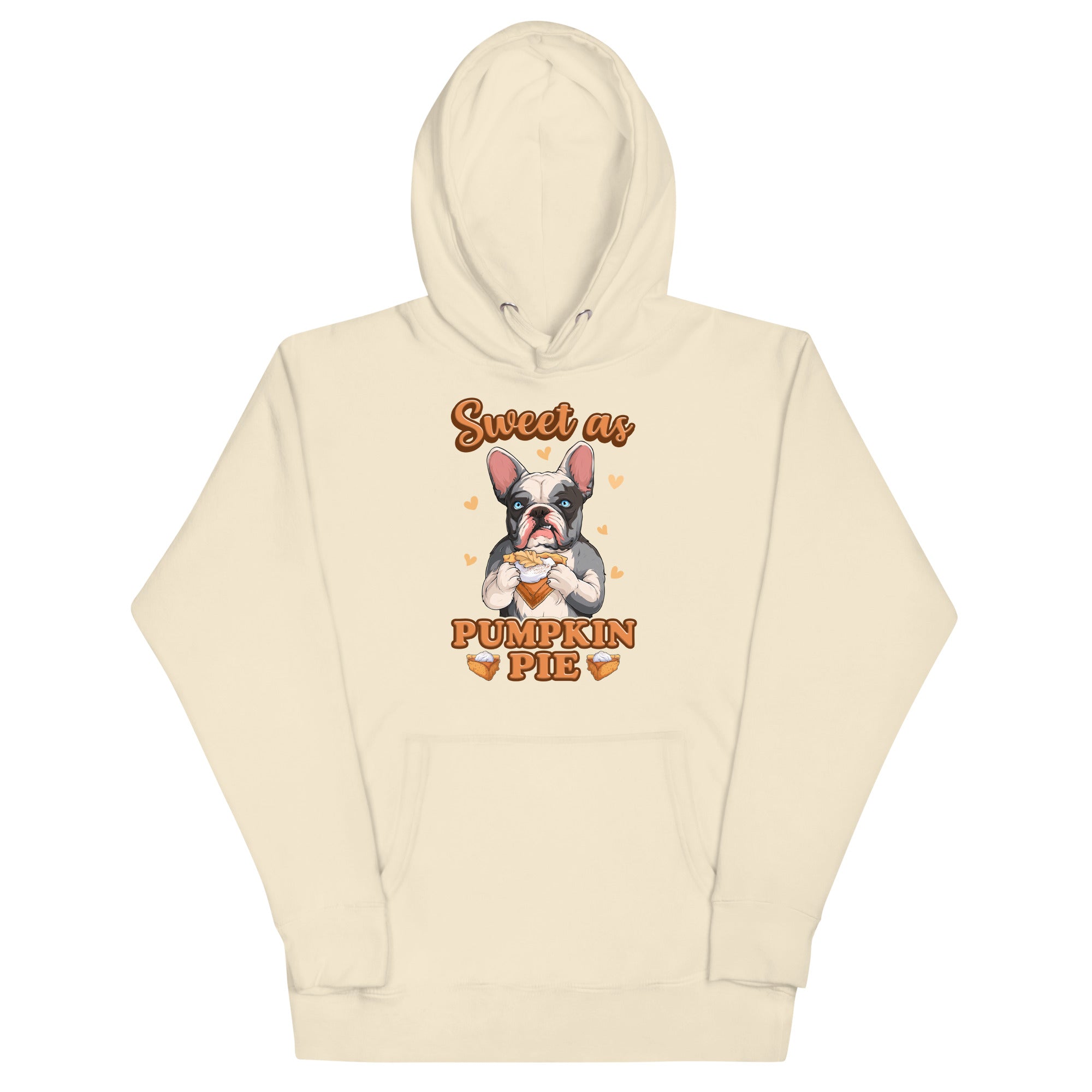 "Sweet as Pumpkin Pie" French Bulldog Hoodie Unisex