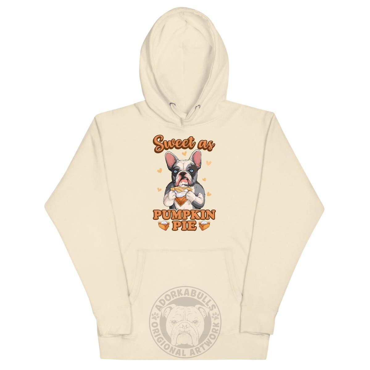 "Sweet as Pumpkin Pie" French Bulldog Hoodie Unisex