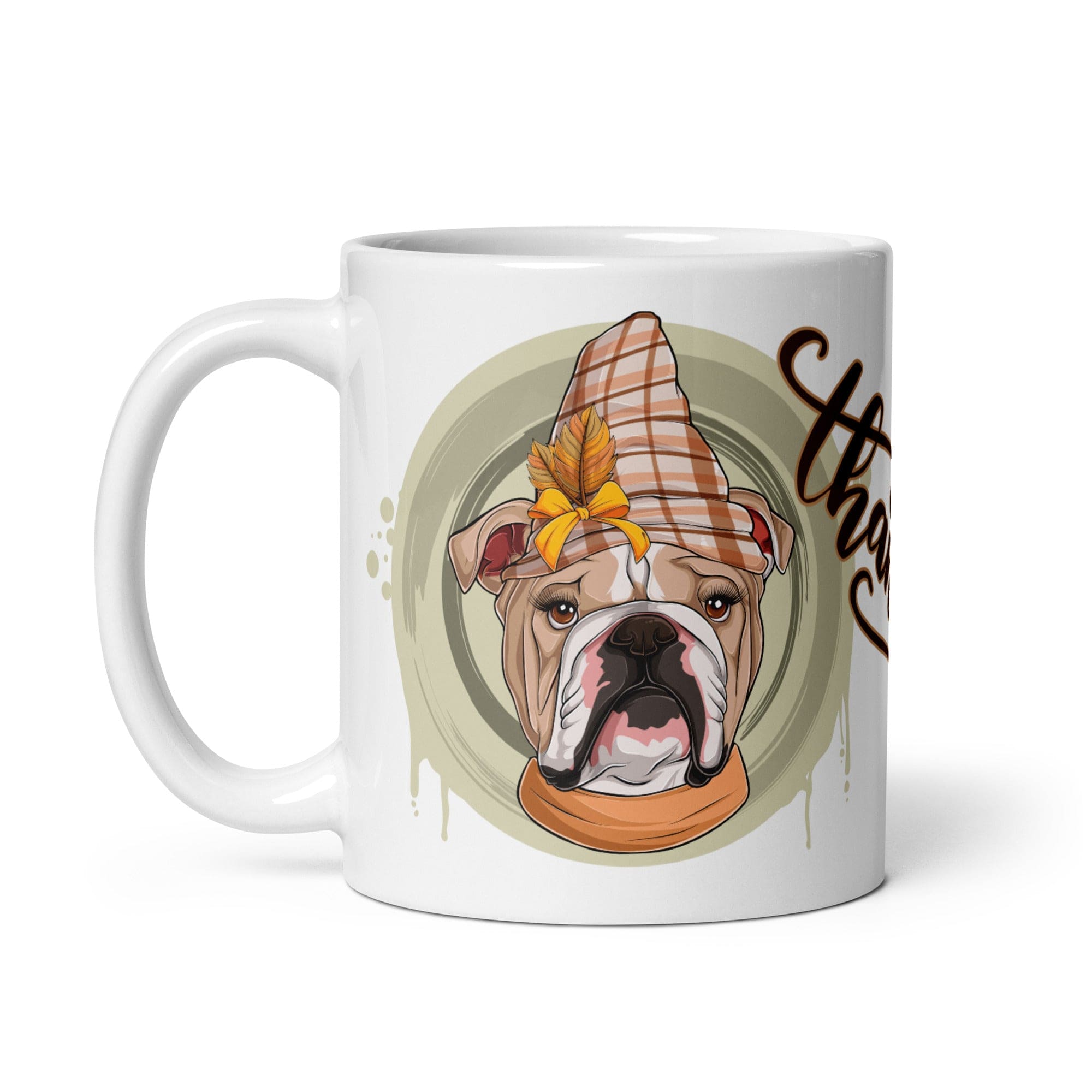 Thankful White Glossy Mug