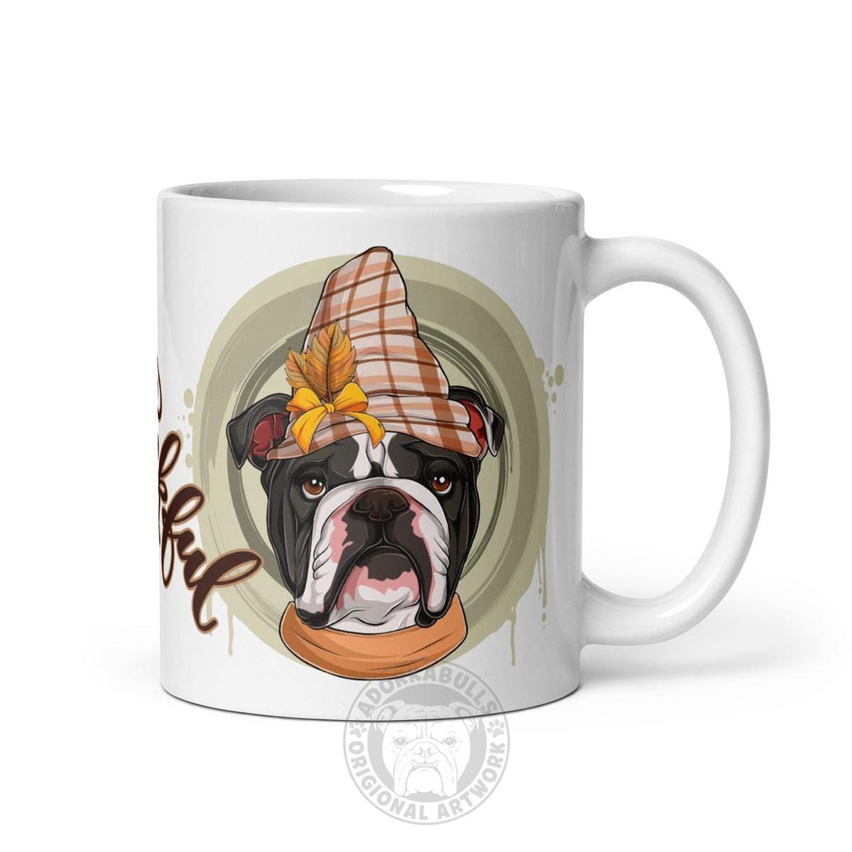 Thankful White Glossy Mug