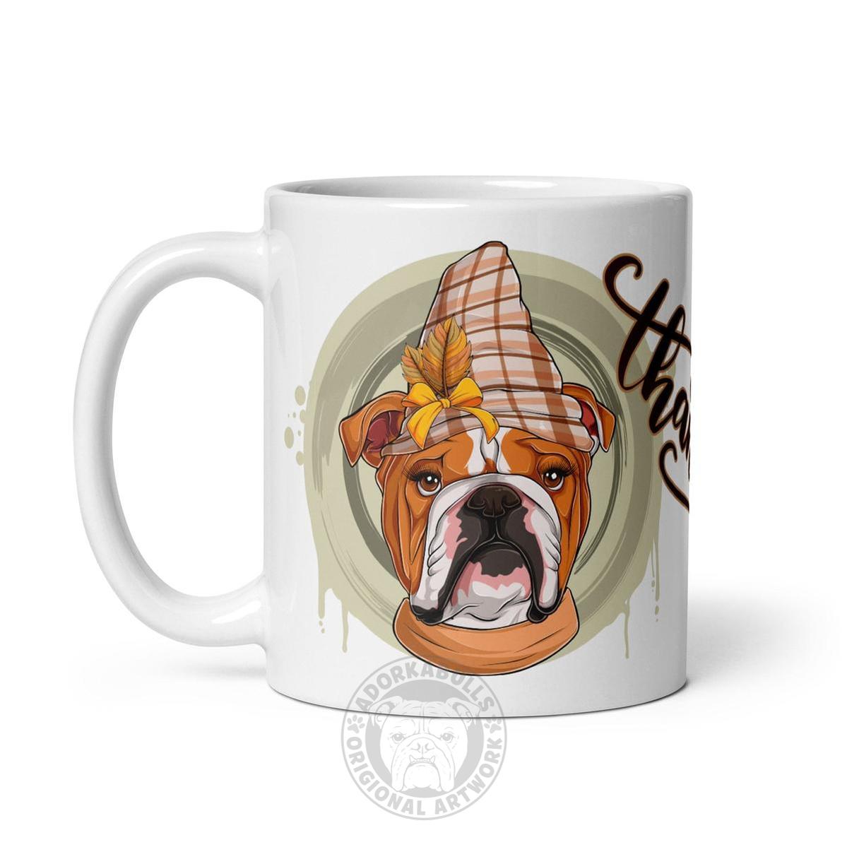 Thankful White Glossy Mug