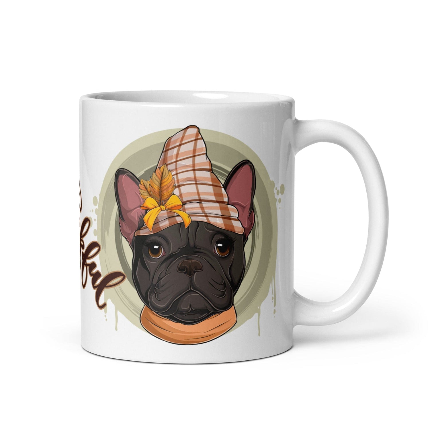 Thankful White Glossy Mug