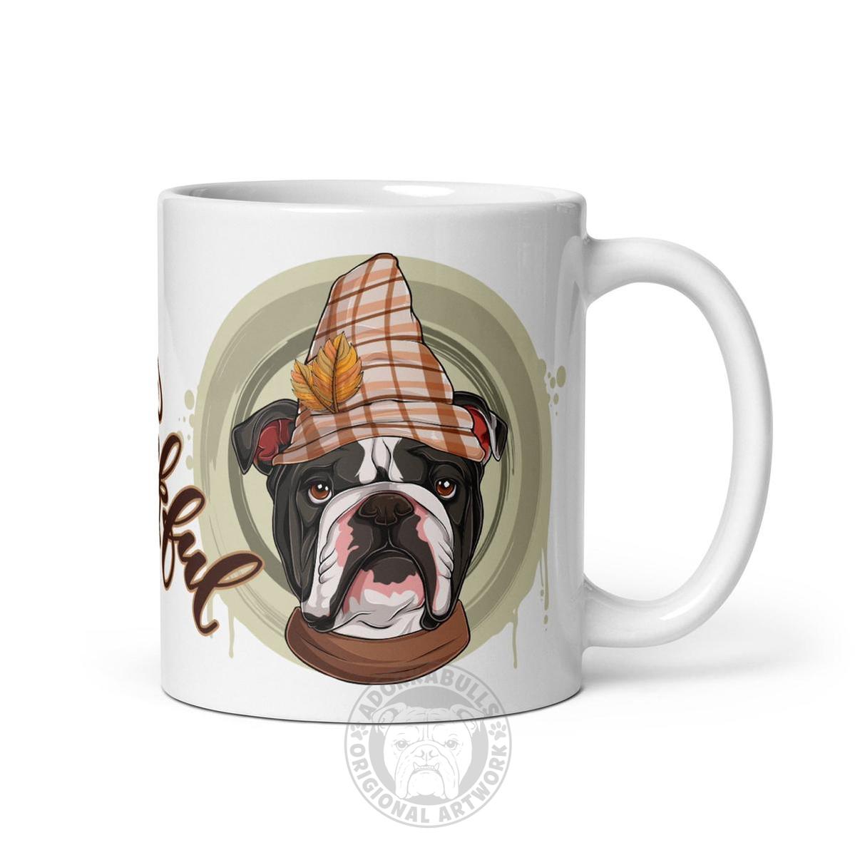 Thankful White Glossy Mug