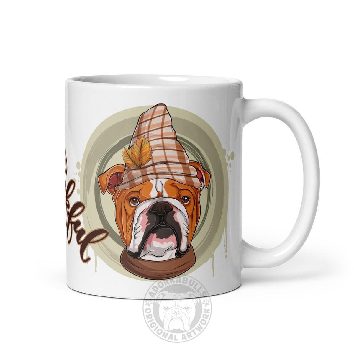 Thankful White Glossy Mug