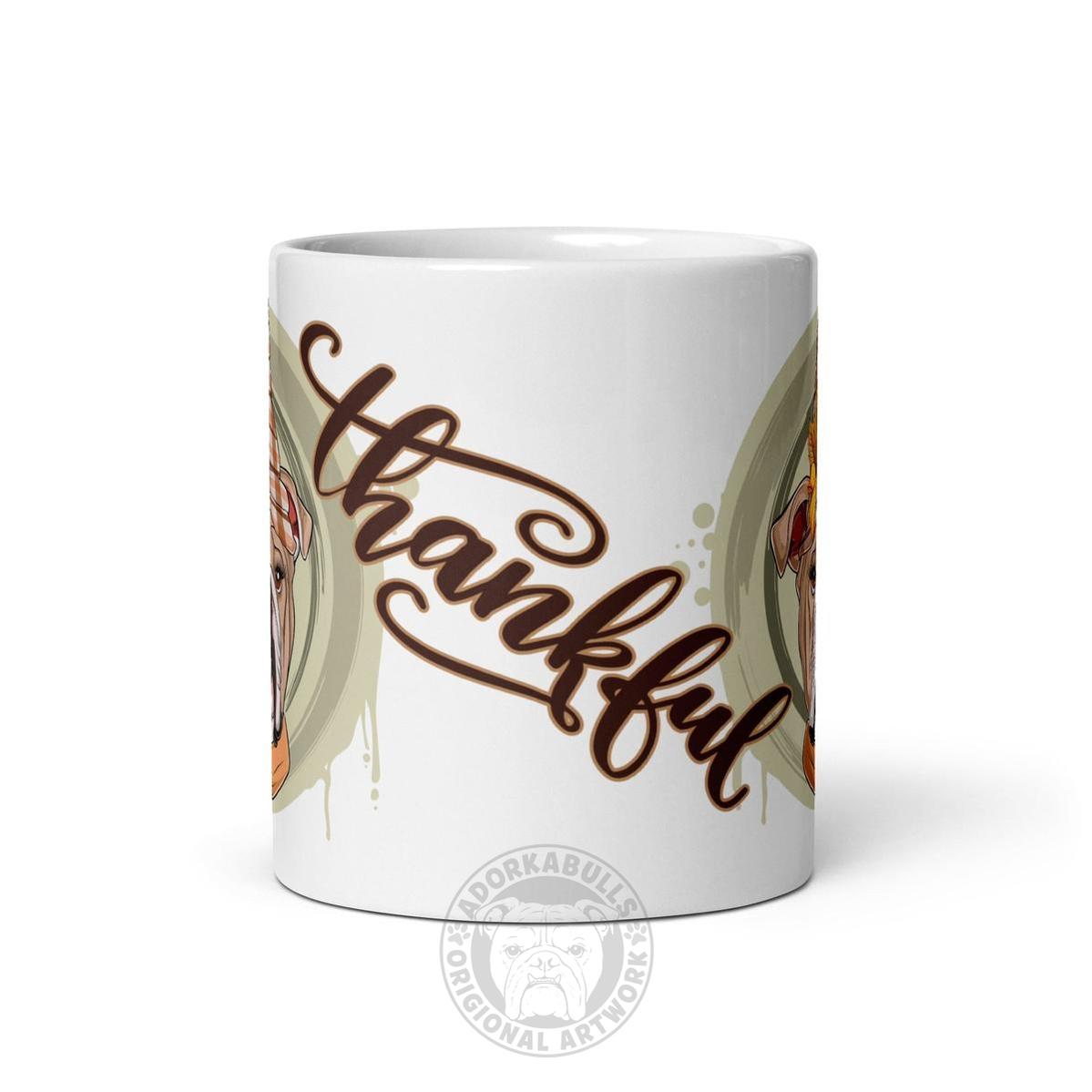 Thankful White Glossy Mug
