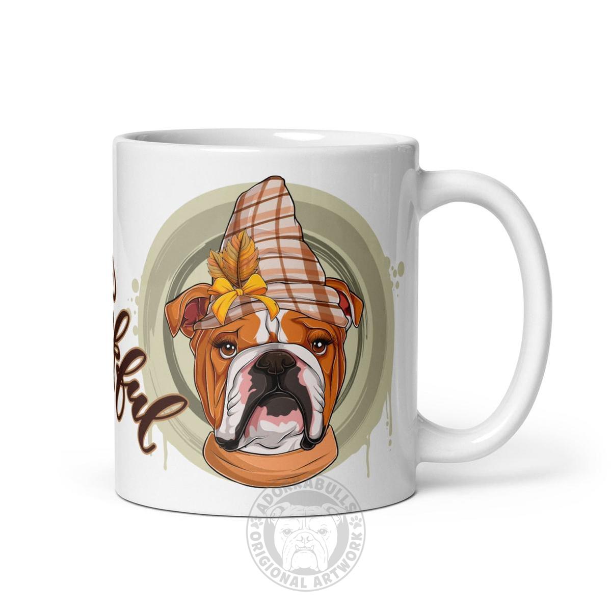 Thankful White Glossy Mug