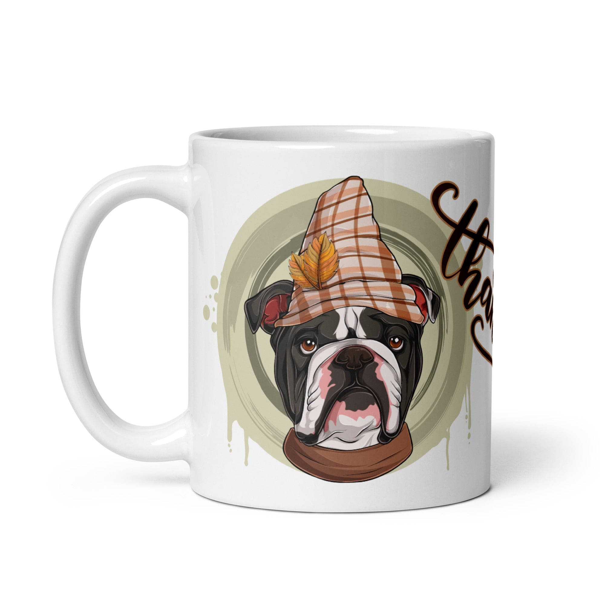 Thankful White Glossy Mug