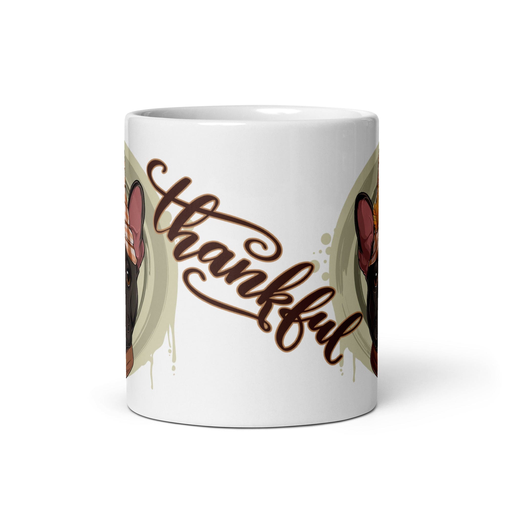Thankful White Glossy Mug