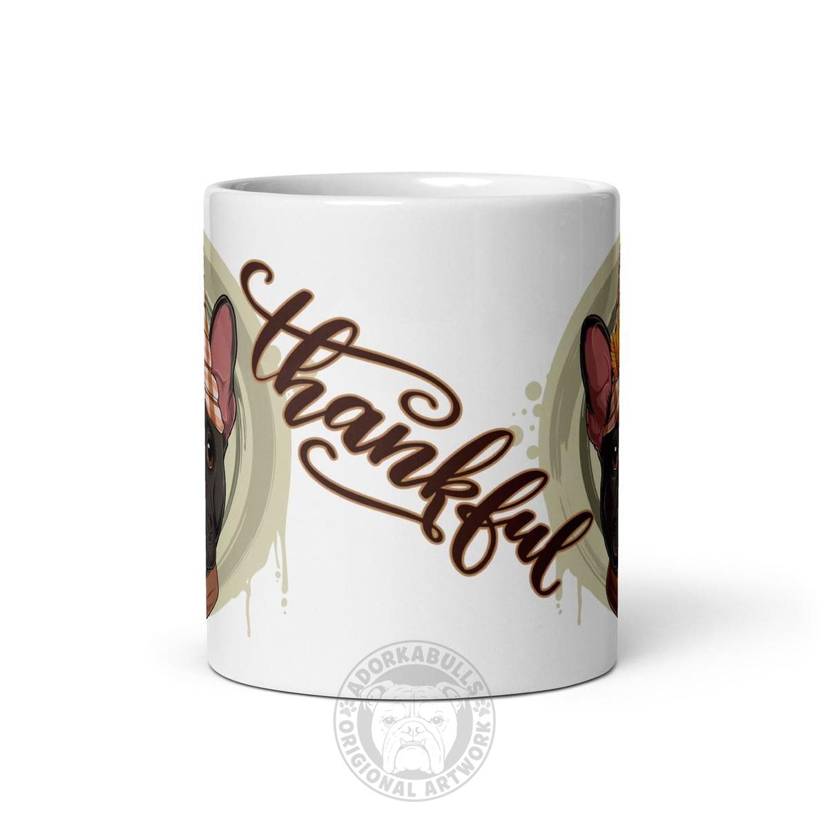 Thankful White Glossy Mug