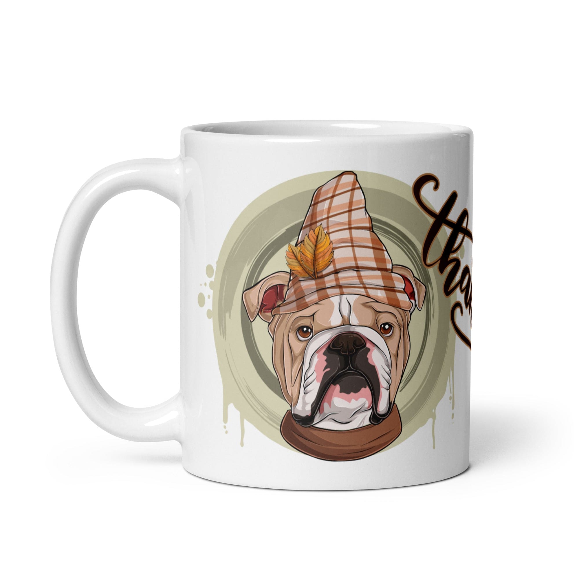 Thankful White Glossy Mug