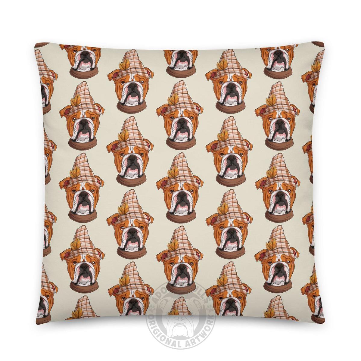 Thanksgiving Falling Leaves Pillow