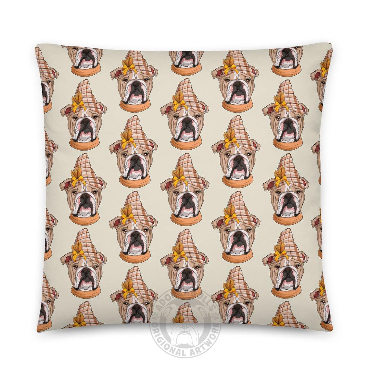 Thanksgiving Falling Leaves Pillow