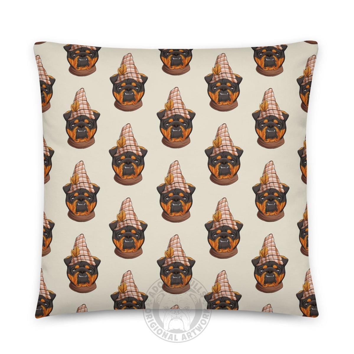 Thanksgiving Falling Leaves Pillow