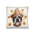 Thanksgiving Falling Leaves Pillow