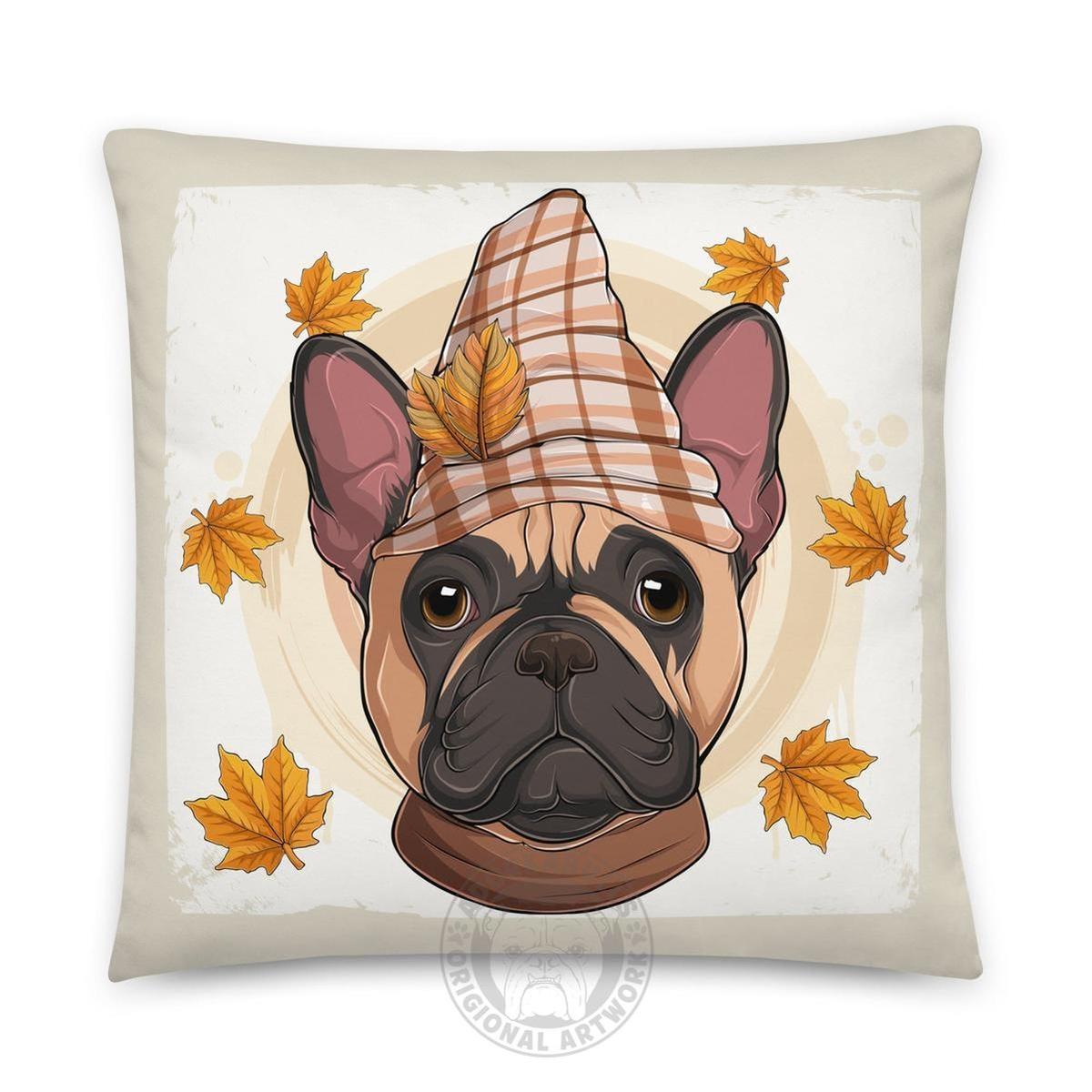 Thanksgiving Falling Leaves Pillow
