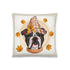 Thanksgiving Falling Leaves Pillow