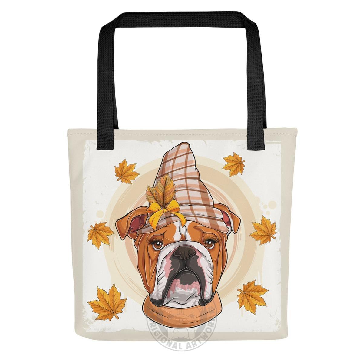 Thanksgiving Falling Leaves Tote Bag