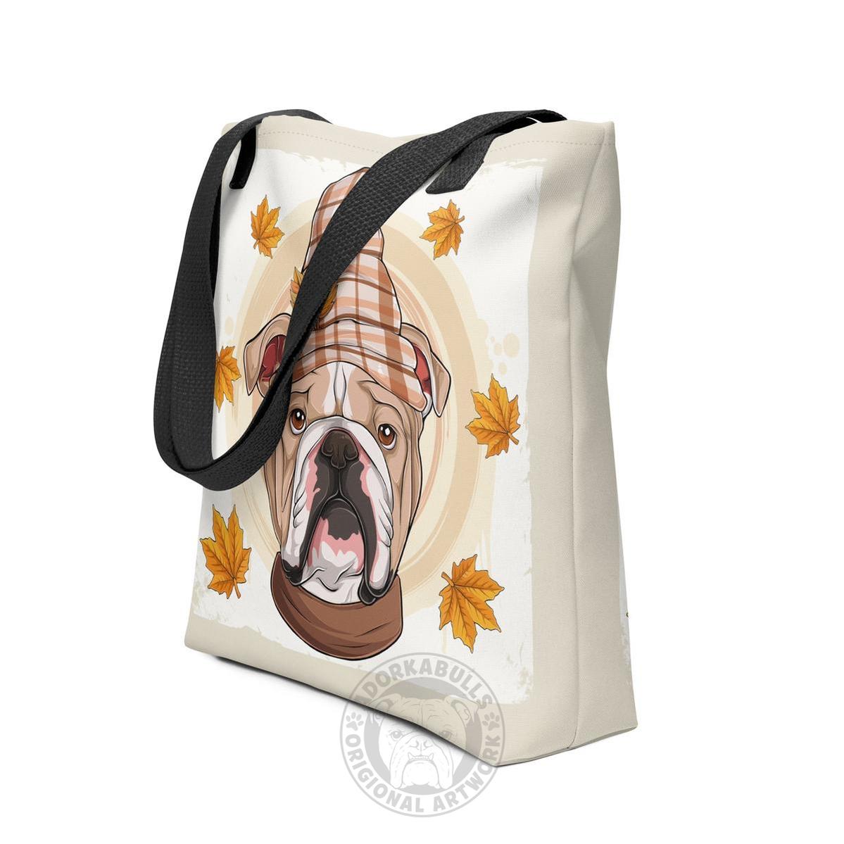 Thanksgiving Falling Leaves Tote Bag
