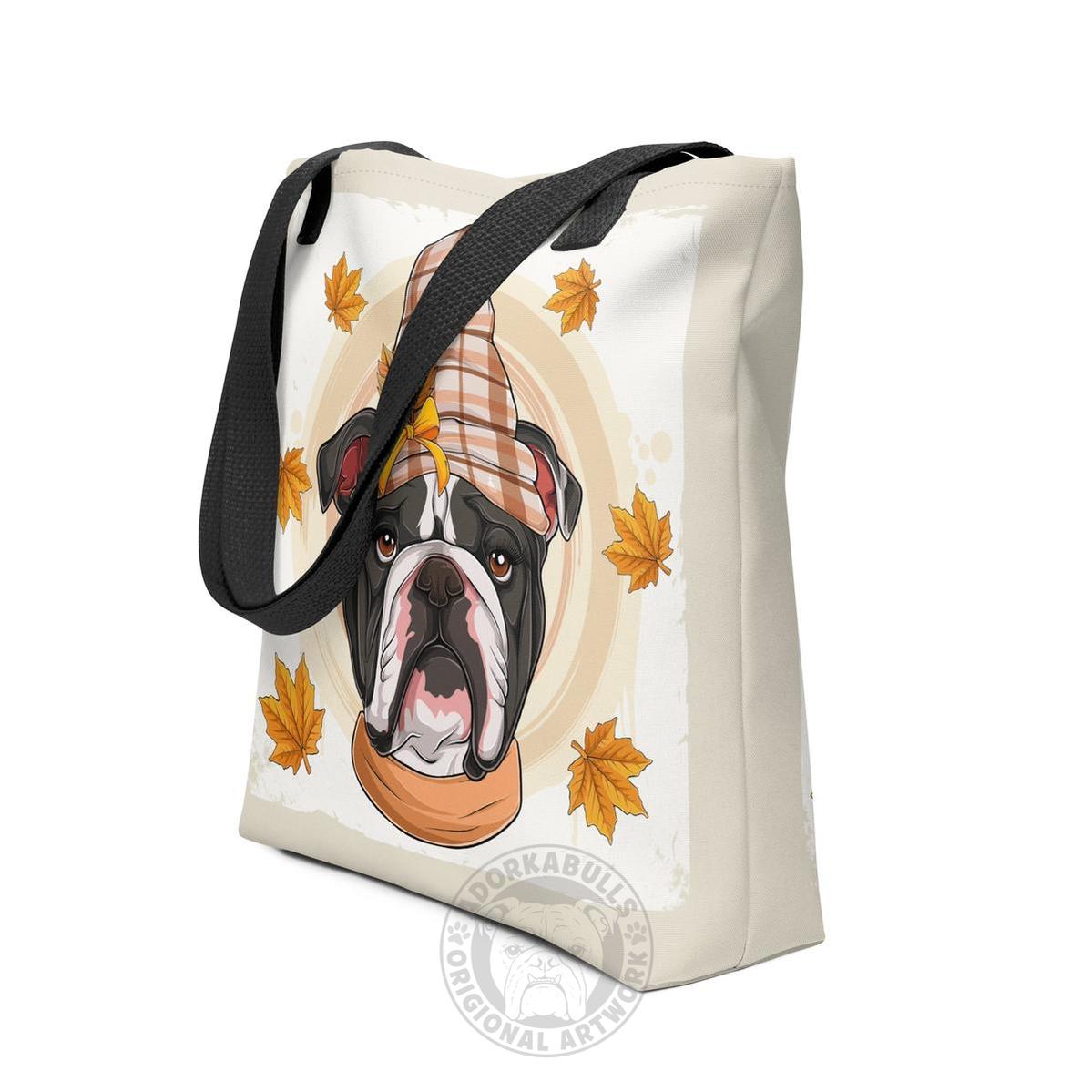 Thanksgiving Falling Leaves Tote Bag