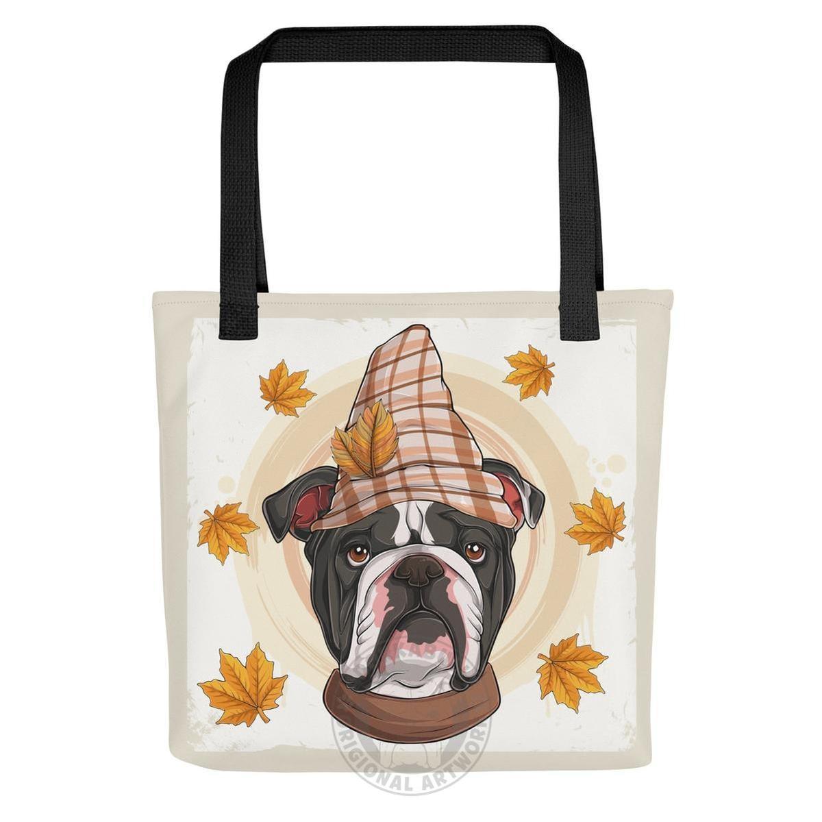 Thanksgiving Falling Leaves Tote Bag