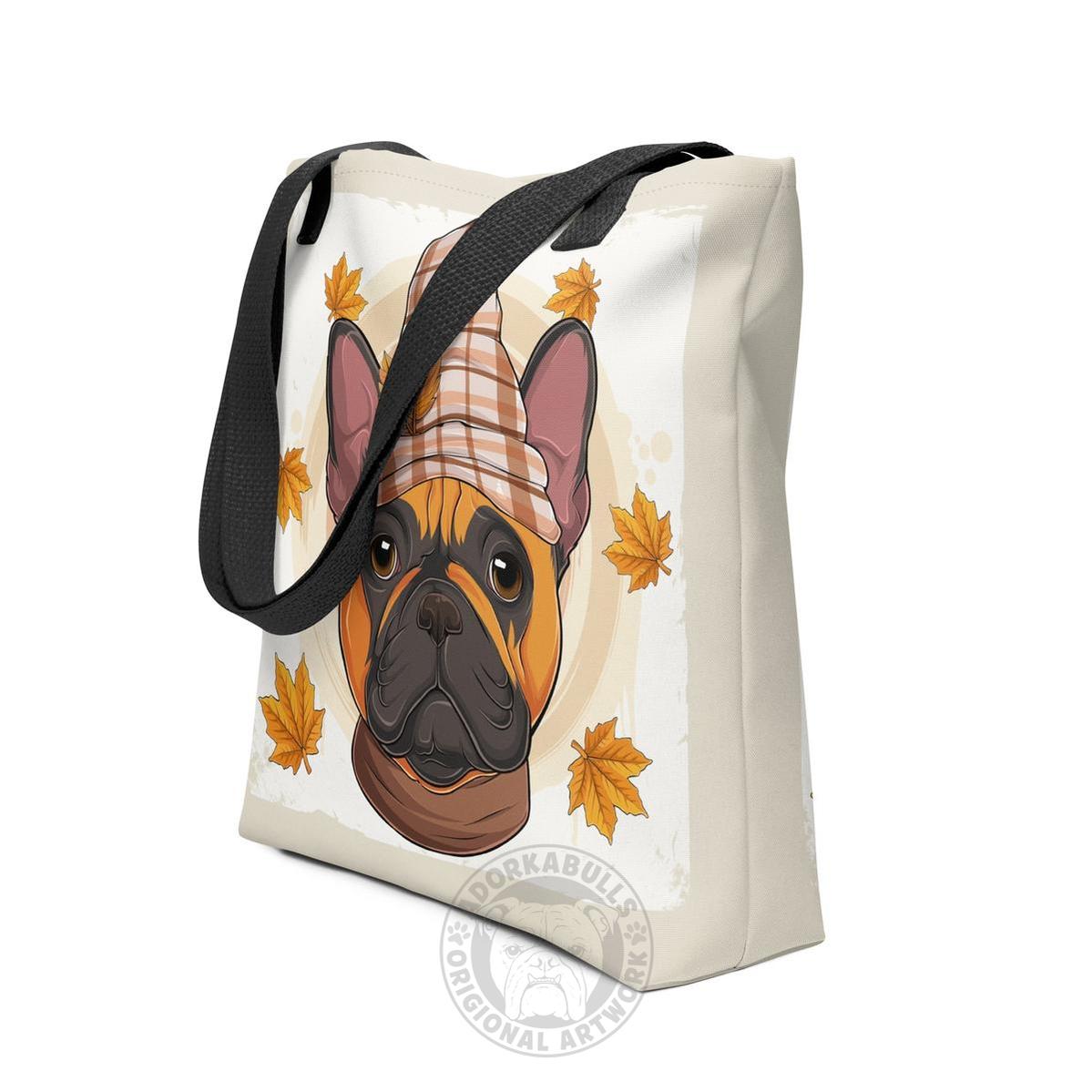 Thanksgiving Falling Leaves Tote Bag