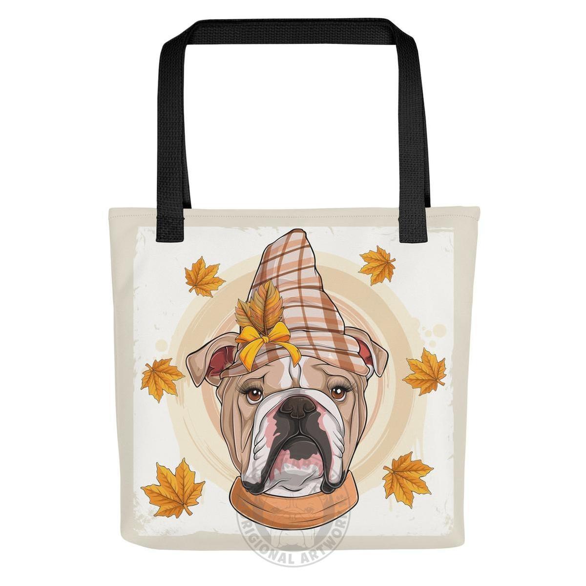 Thanksgiving Falling Leaves Tote Bag
