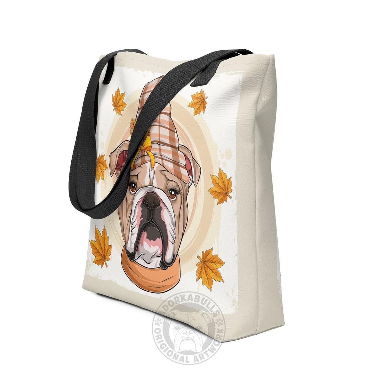 Thanksgiving Falling Leaves Tote Bag