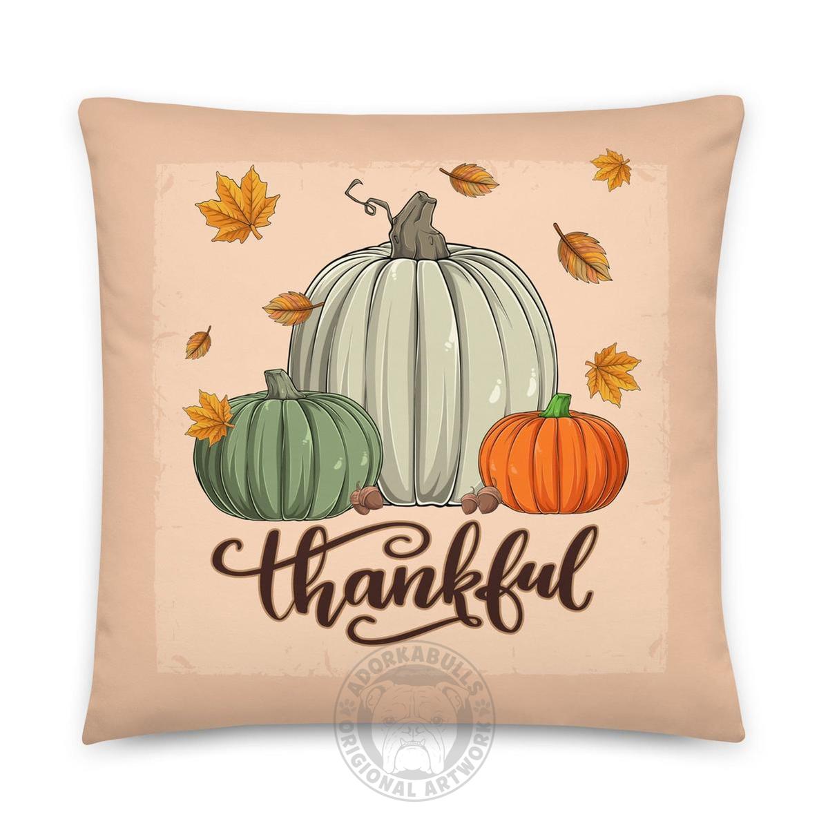 Thanksgiving Thankful Pillow