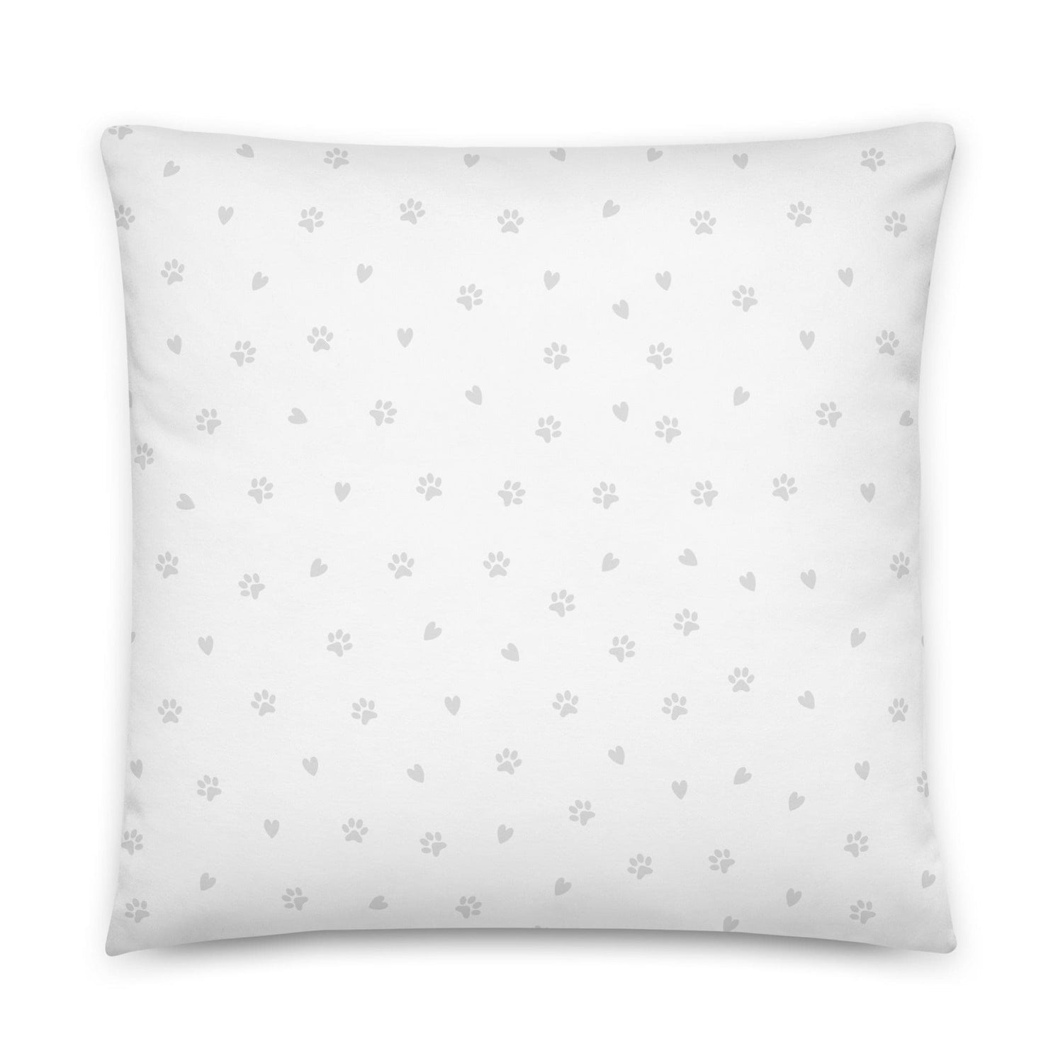 "The Best Things In Life Are Rescued" English Bulldog Throw Pillow | Fawn & White Colored