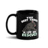 "The Best Things In Life Are Rescued" French Bulldog Mug | B&W Colored