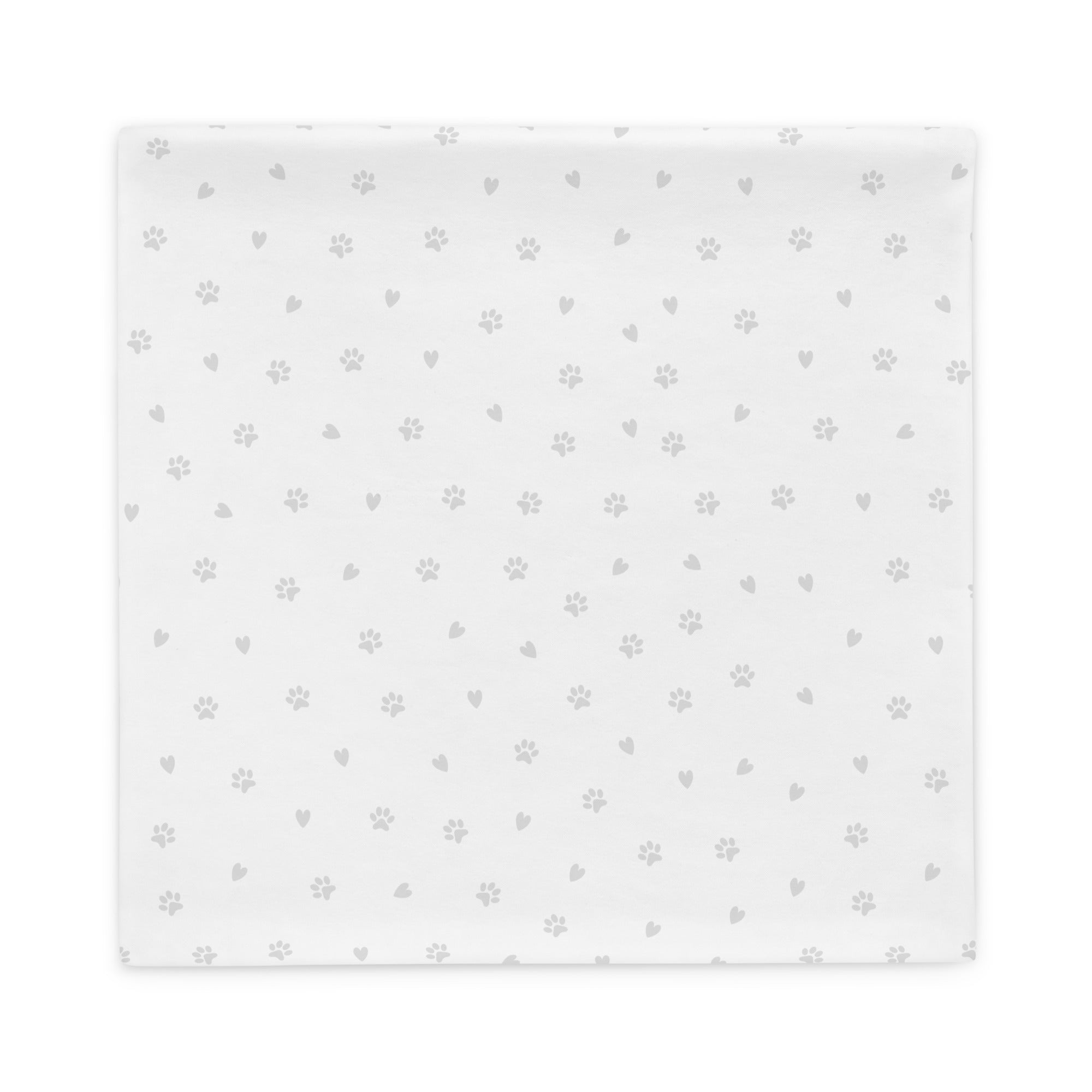 "The Best Things In Life Are Rescued" French Bulldog Pillow Case | Fawn & White Colored