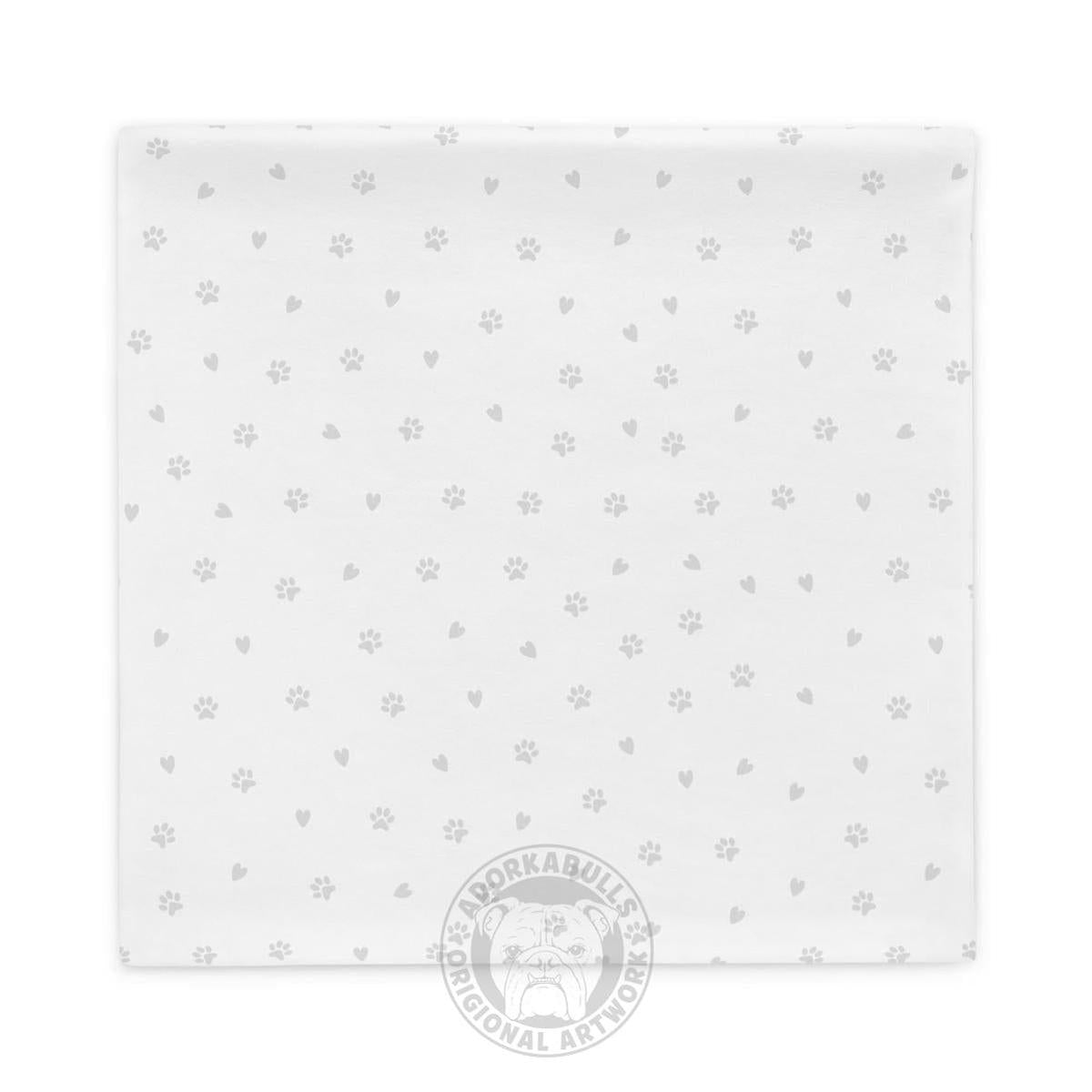 "The Best Things In Life Are Rescued" French Bulldog Pillow Case | Red & White Colored
