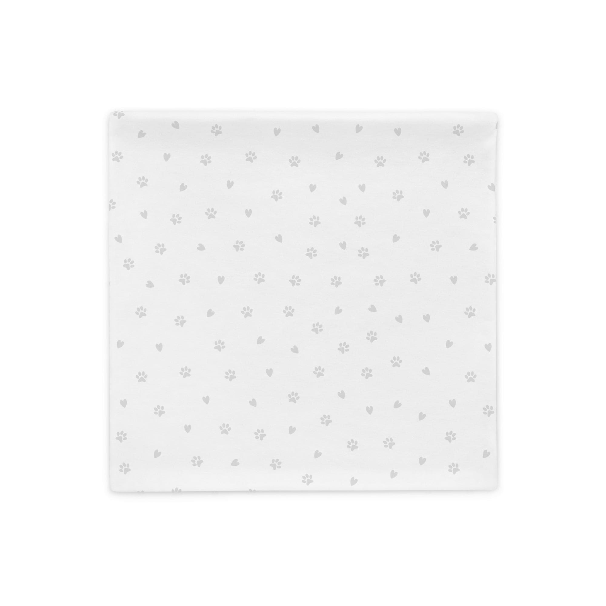 "The Best Things In Life Are Rescued" Male French Bulldog Pillow Case | Fawn & White Colored with Spina Bifida