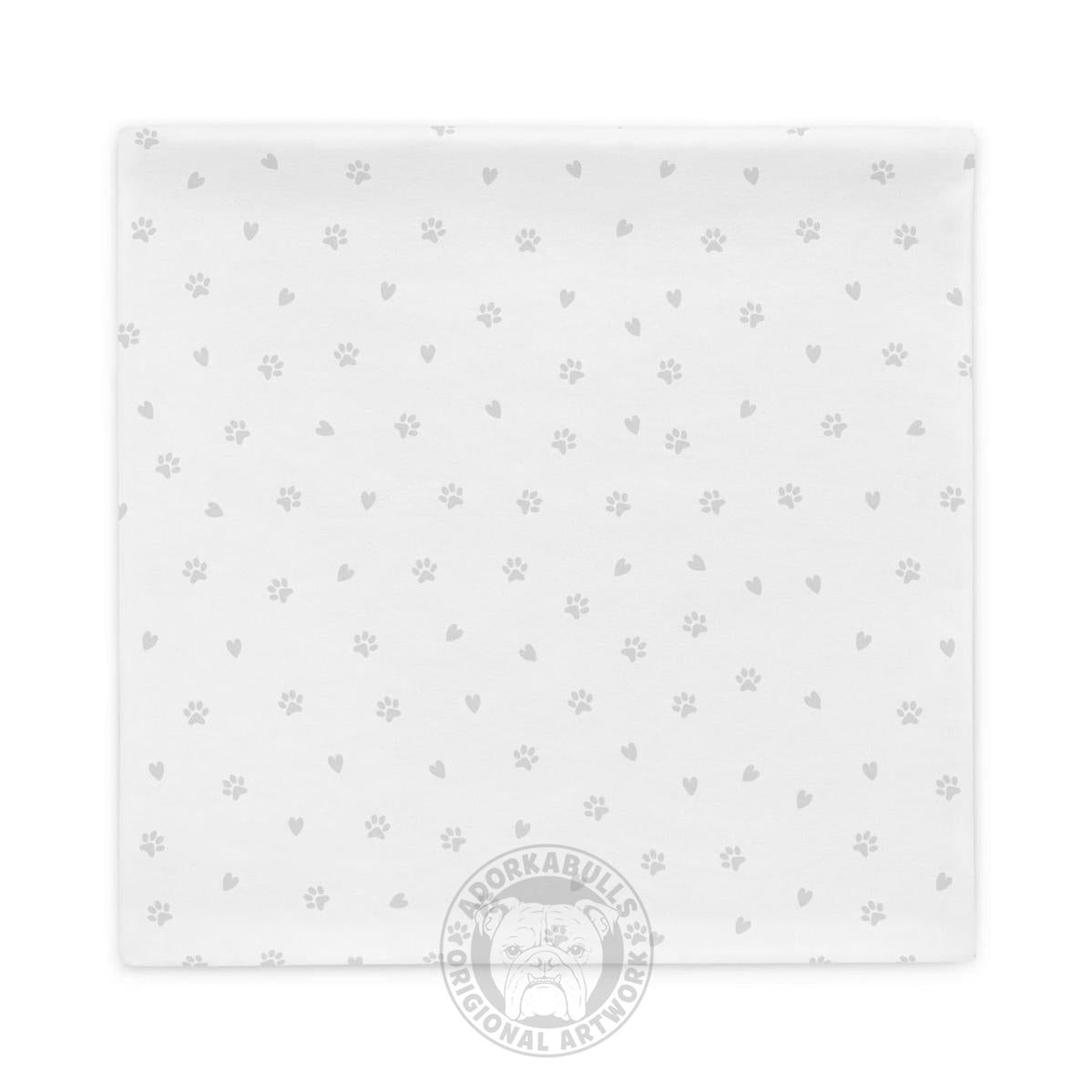 "The Best Things In Life Are Rescued" Male French Bulldog Pillow Case | Fawn & White Colored with Spina Bifida