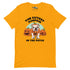 "The Cutest Pumpkin in the Patch" Bulldog Unisex T-Shirt | Fawn & White Colored