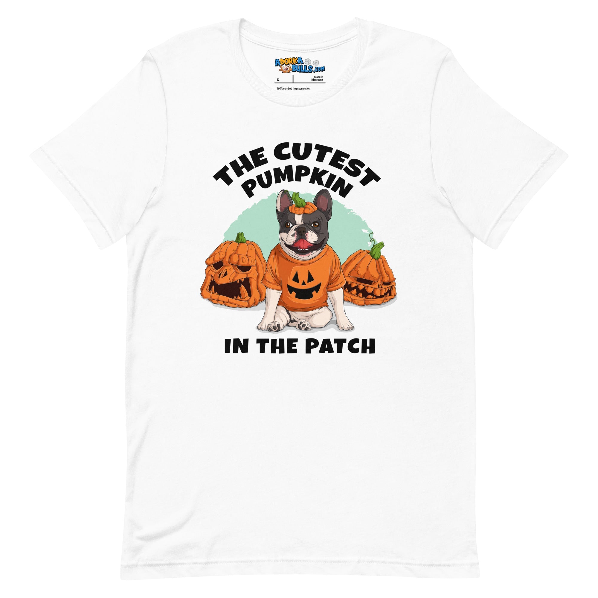 "The Cutest Pumpkin in the Patch" Frenchie Unisex T-Shirt