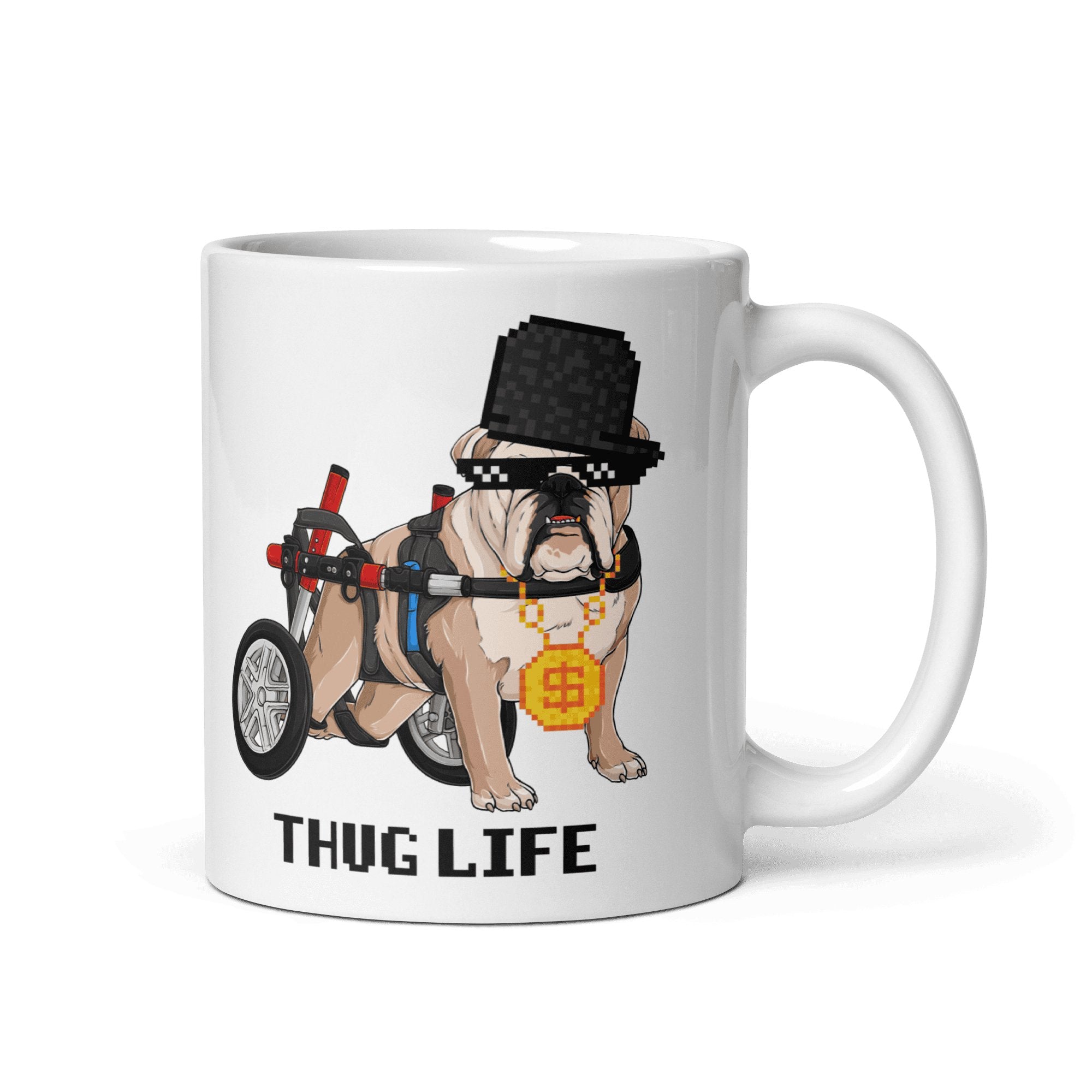 Thug Life White Mug