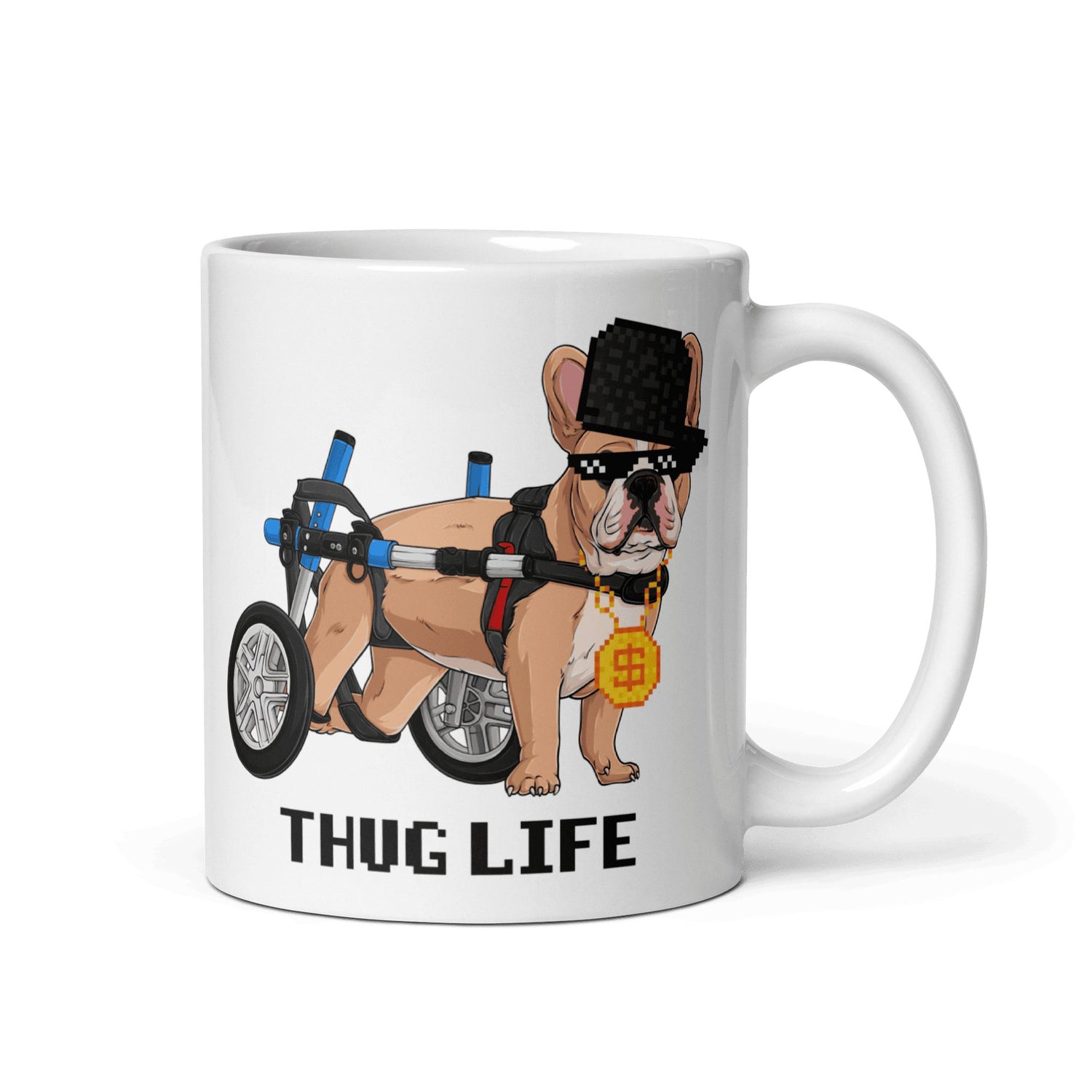 Thug Life White Mug
