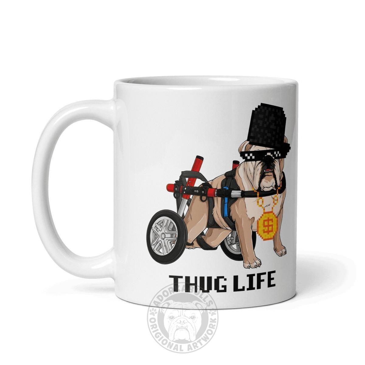 Thug Life White Mug