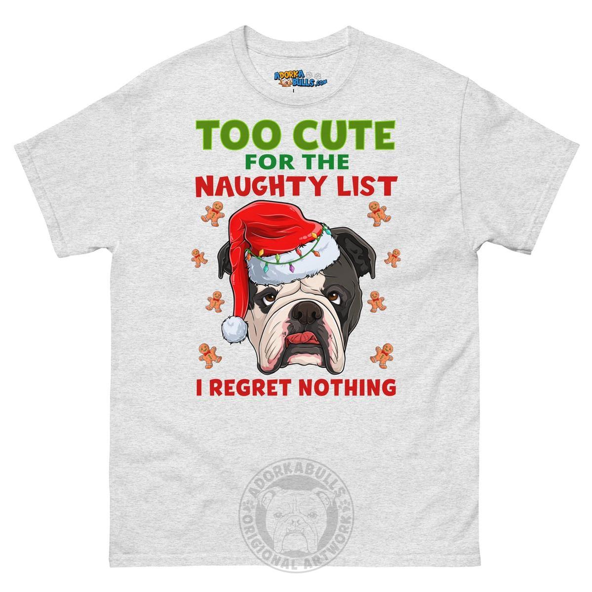 "Too Cute for the Naughty List" Bulldog Men&