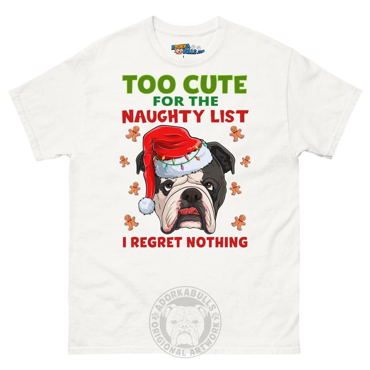 "Too Cute for the Naughty List" Bulldog Men&