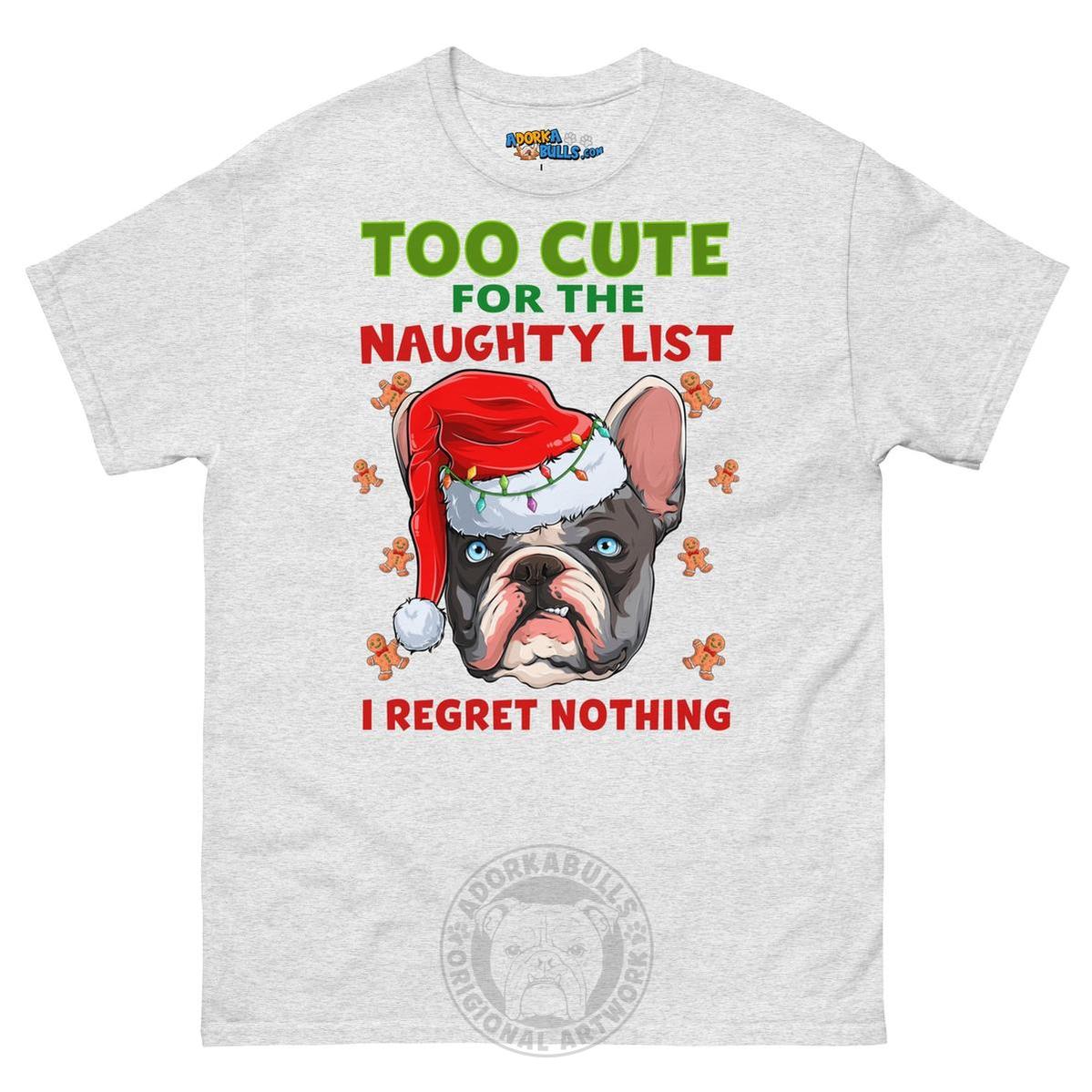 "Too Cute for the Naughty List" Frenchie Men&