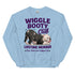 Wiggle Booty Club Lifetime Member Unisex Sweatshirt | B&W Colored English Bulldog
