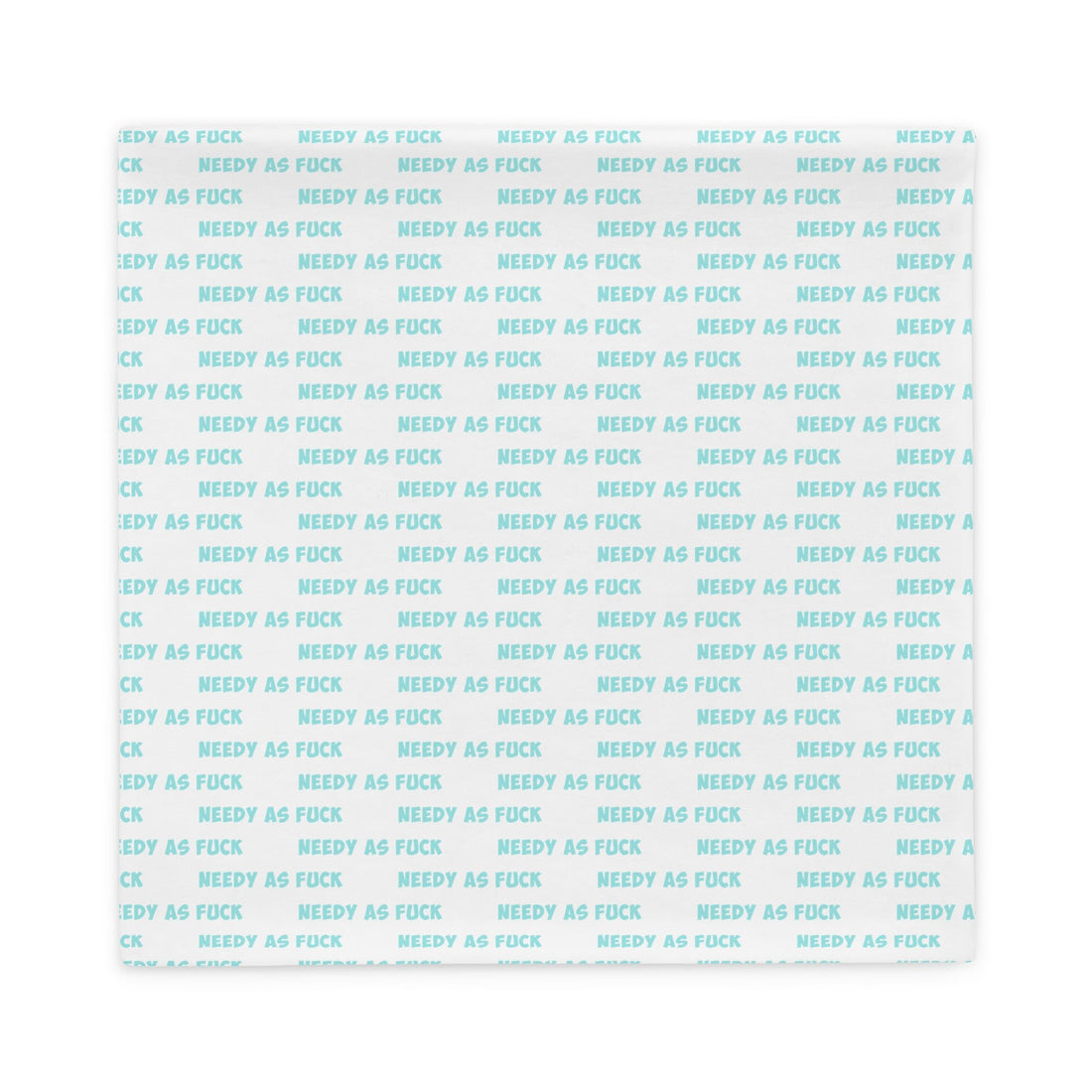 "Adopt A Personal Stalker" French Bulldog Pillow Case | Fawn & White Colored