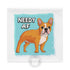 "Adopt A Personal Stalker" French Bulldog Pillow Case | Red & White Colored