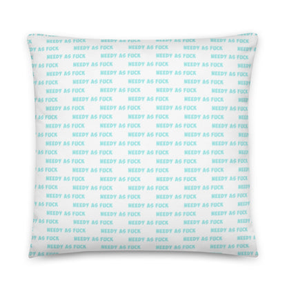 &quot;Adopt A Personal Stalker&quot; French Bulldog Throw Pillow | B&amp;W Colored