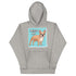 "Adopt A Personal Stalker" French Bulldog Unisex Hoodie | Fawn & White Colored