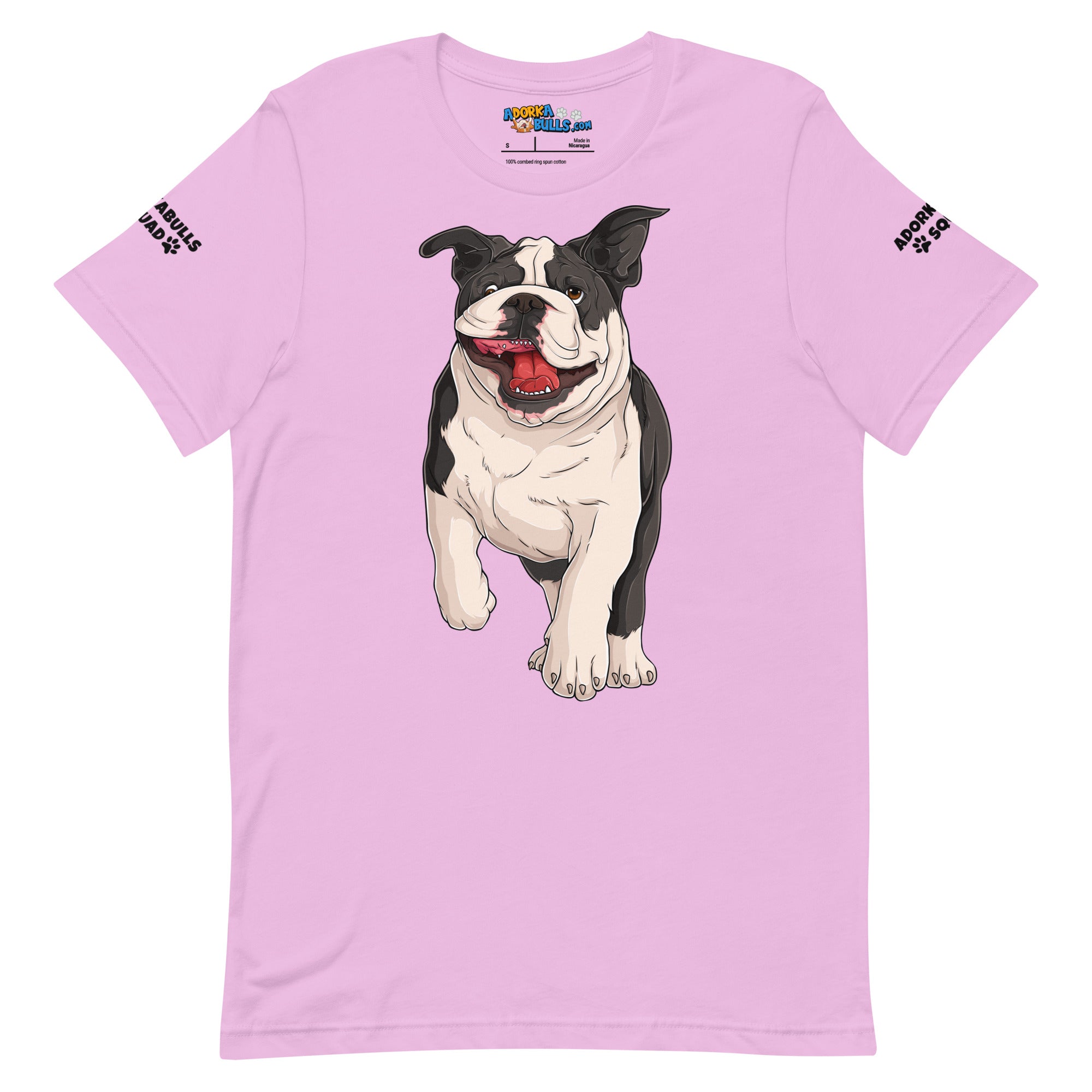 &quot;Adorkabulls Squad&quot; Running Bully Unisex Tee | Black &amp; White Colored