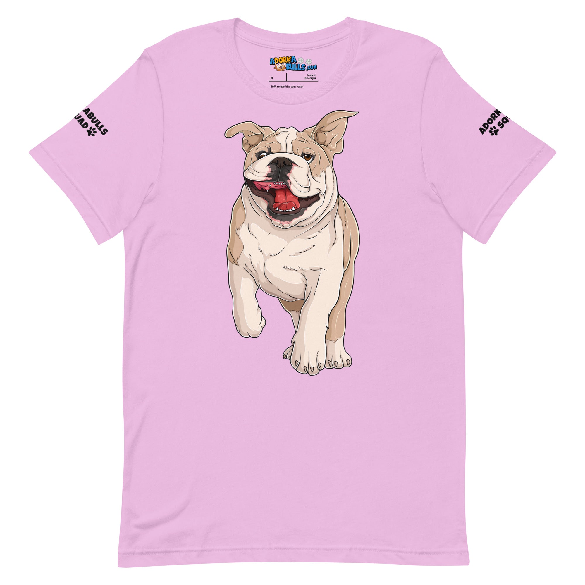 &quot;Adorkabulls Squad&quot; Running Bully Unisex Tee | Fawn &amp; White Colored